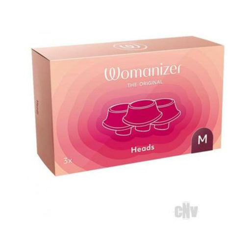 Womanizer Premium & Classic Heads Bordeaux Medium Pack Of 3 | SexToy.com