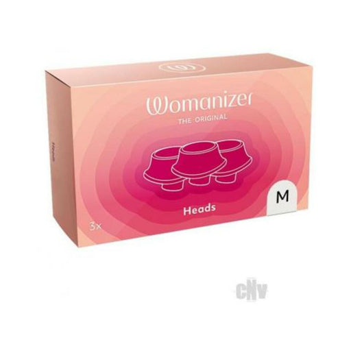 Womanizer Premium Heads Gray Medium Pack Of 3 | SexToy.com
