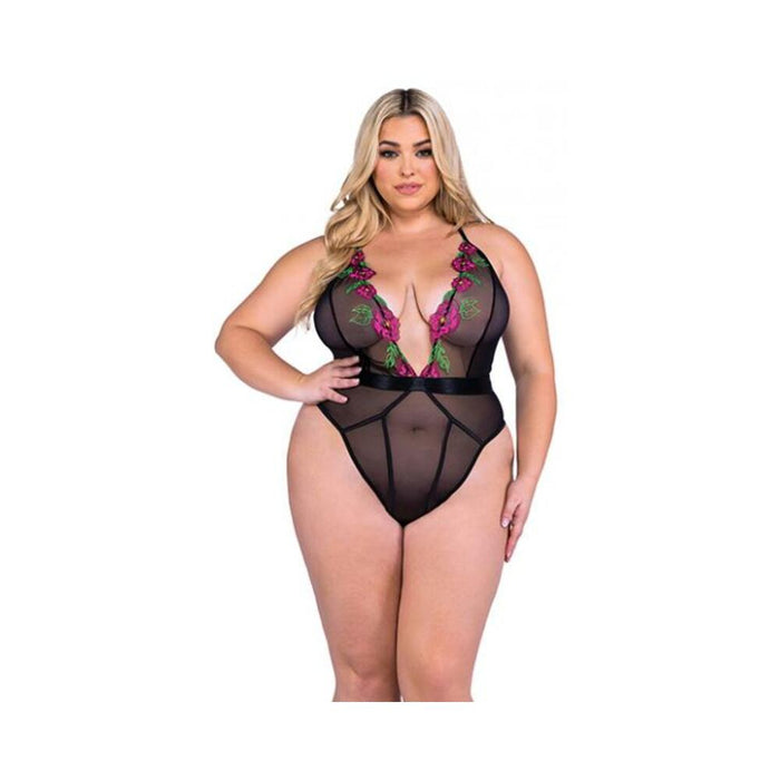 Peony Paradise Teddy - Black 1x