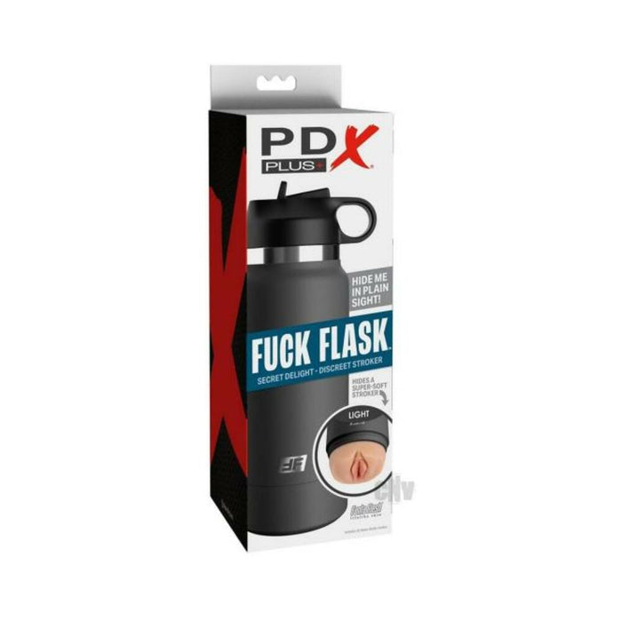 Pdx Plus Fuck Flask Secret Delight Stroker - Light/grey