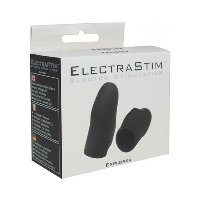 Electrastim Explorer Electro Finger Sleeves - Black