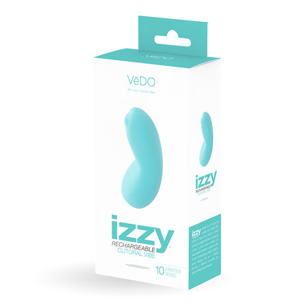 VeDO Izzy Rechargeable Clitoral Vibe - Turquoise