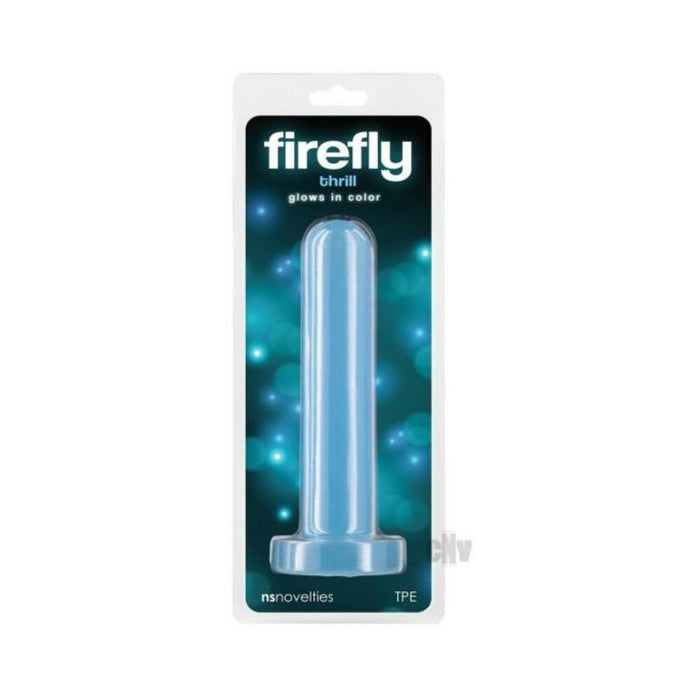 Firefly Thrill Small Glow-in-the-dark Dildo Blue