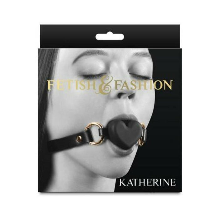 Fetish & Fashion Katherine Heart Gag Black