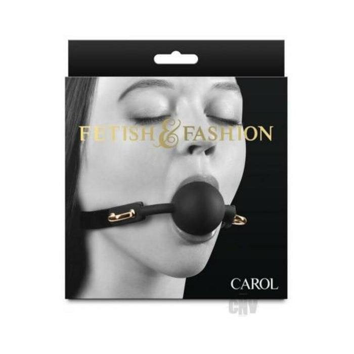 Fetish & Fashion Carol Ball Gag Black