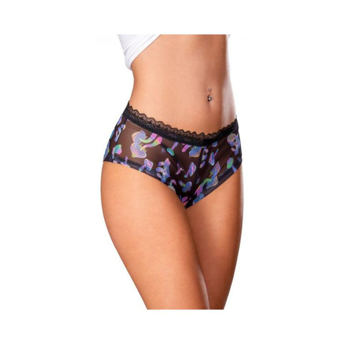 Magic Silk Hazy Dayz Boy Short Mushroom S/m