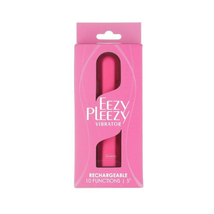 Powerbullet Eezy Pleezy 5 In Vibe Rechargeable Pink