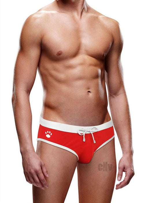 Prowler Swim Brief Red Lg Ss22