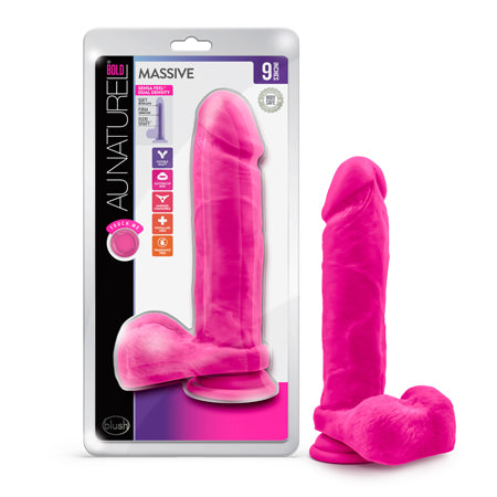 Au Naturel Bold Massive Dildo 9 Pink