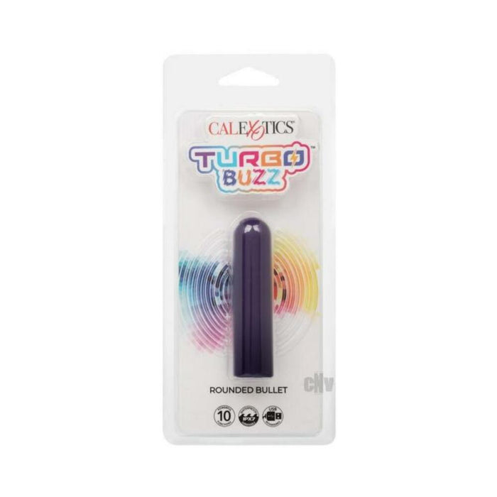 Turbo Buzz Rounded Bullet Stimulator - Purple