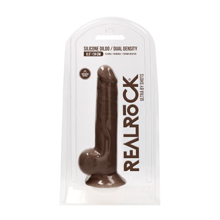 Realrock Ultra 9.5 Silicone Dildo Brown