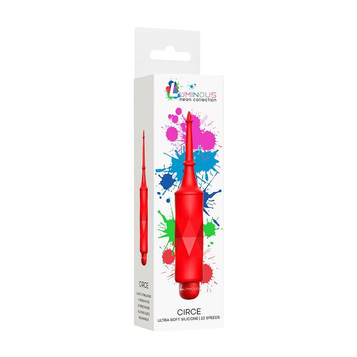 Luminous Circe Abs Bullet With Silicone Sleeve 10-Speeds Red