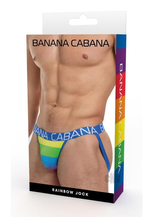 Banana Cabana Jock Md/lg Rainbow