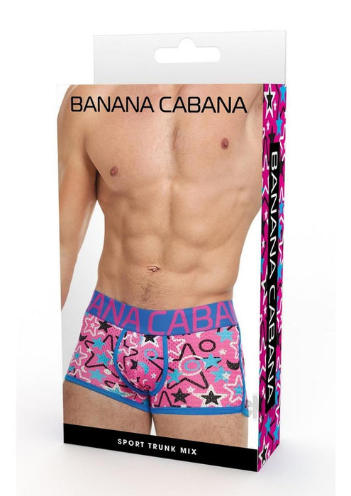 Banana Cabana Shorts Lg/xl Purple