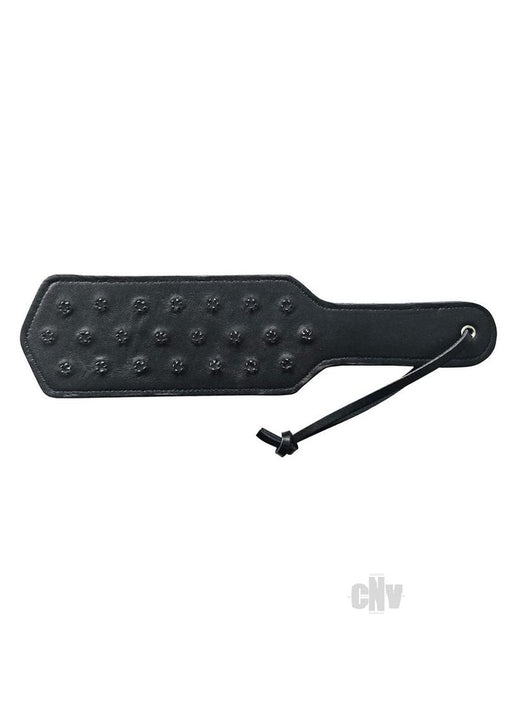 Leather Pin Prick Paddle Black