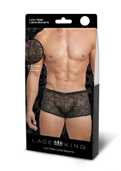 Lace King Lace Trunks M/l Blk