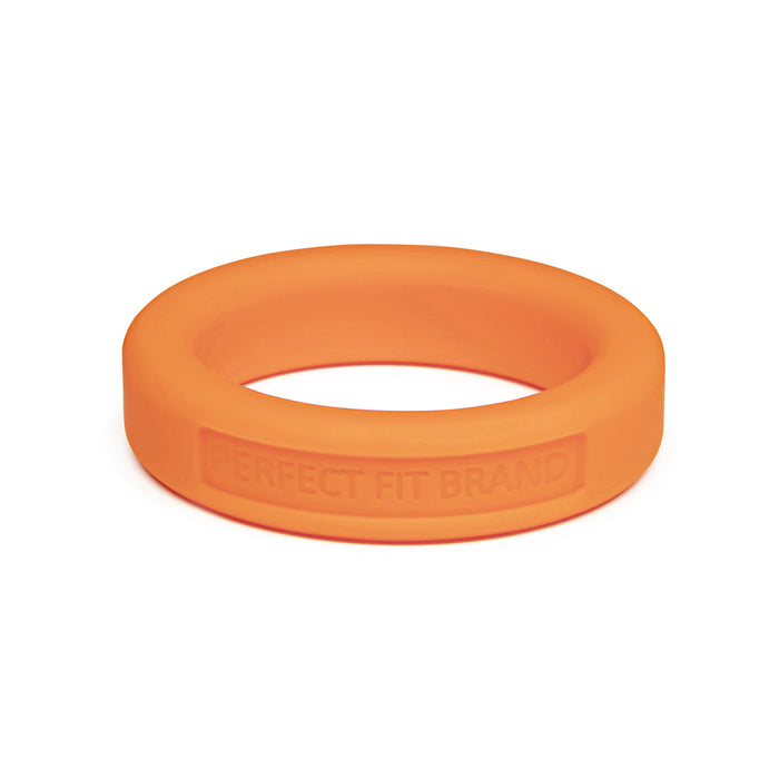 Classic 1.4 (36 mm) Silicone Med. Stretch Penis Ring Orange