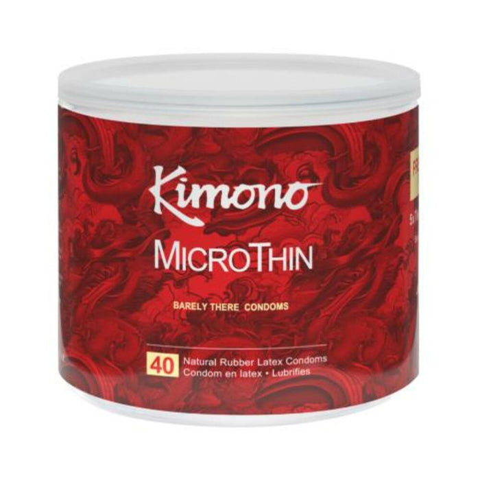 Kimono Microthin Ultra Thin 40 Ct Fishbowl
