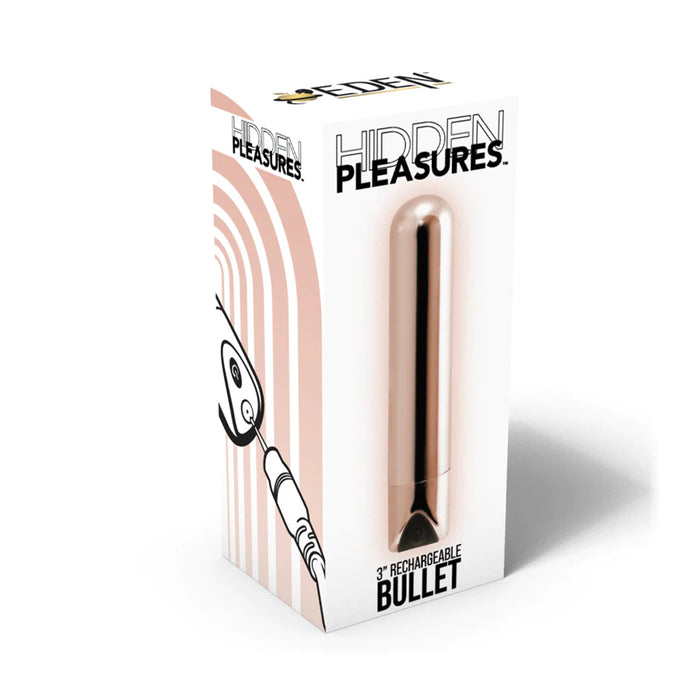 Hidden Pleasures Rechargleable Bullet Rose Gold