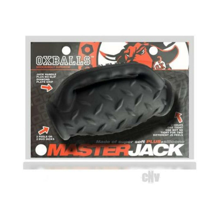 Oxballs Masterjack Double Penetration Stroker - Jo Black Ice