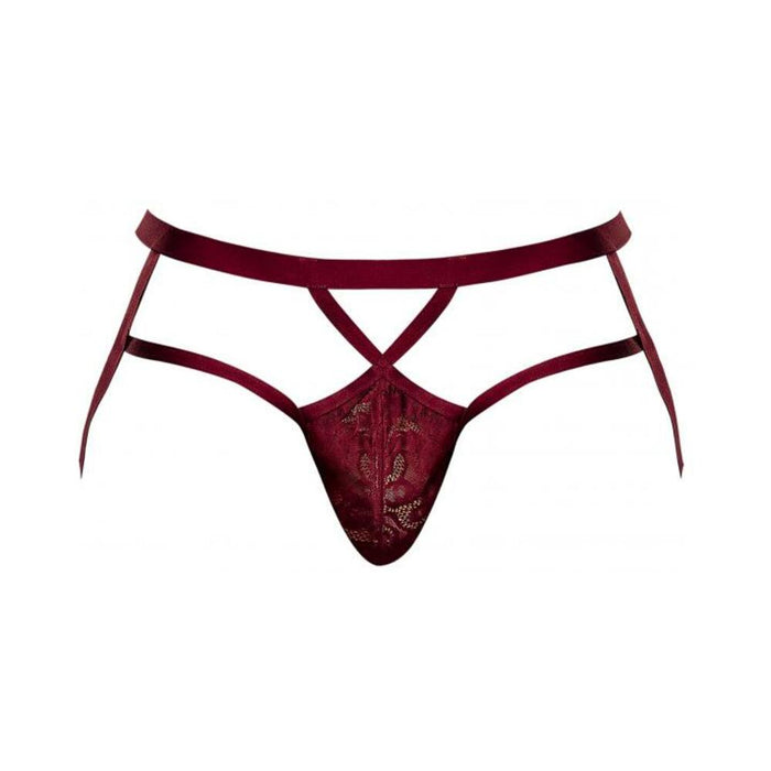Lucifer Strappy Jock Burgundy S/m