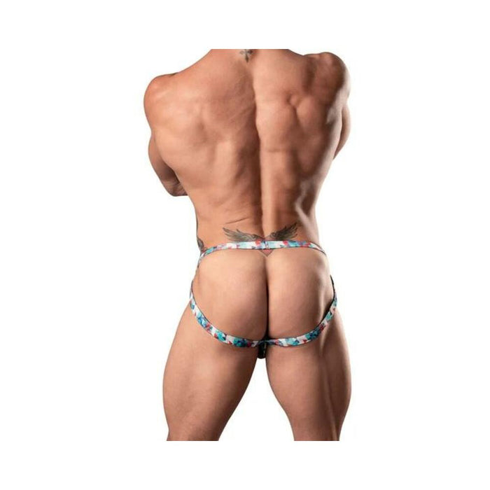 Your Lace Or Mine Jock Red White & Blue S/m