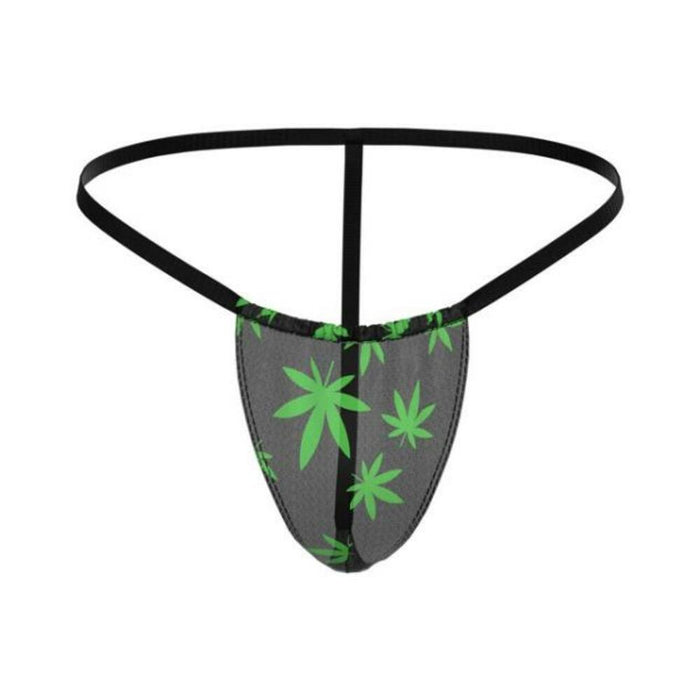 Hazy Dayz Posing Strap Potleaf O/s