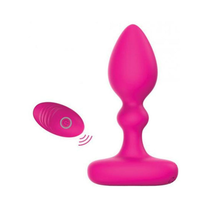 Pink Elephant Lil Rumble Rechargeable Vibe W/remote - Pink