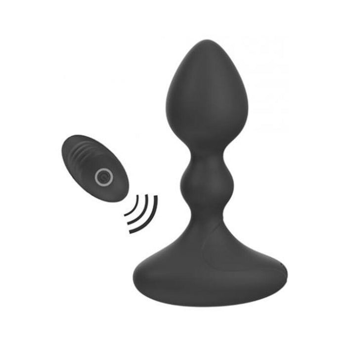 Pink Elephant Lil Rumble Rechargeable Vibe W/remote - Black