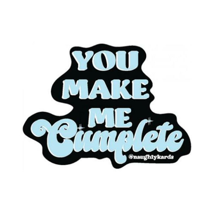 Cumplete Sticker - Pack Of 3