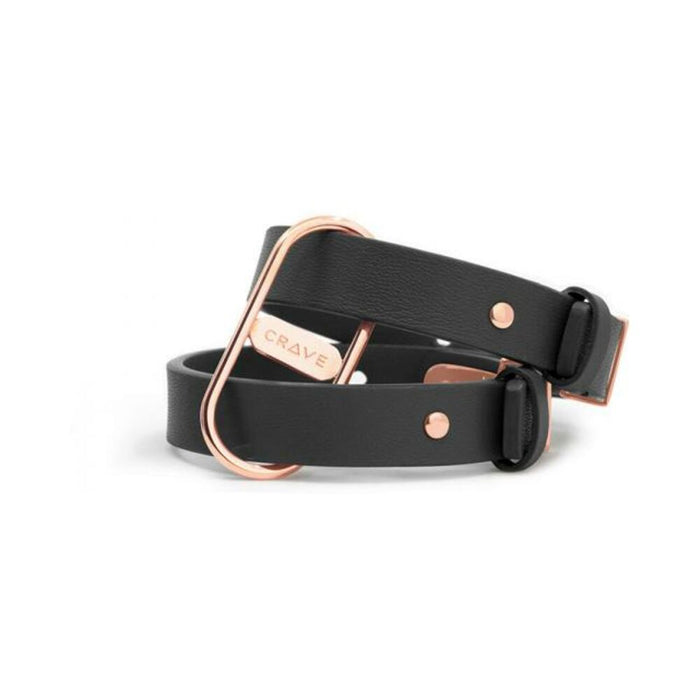 Crave Icon Cuffs Black/rose Gold
