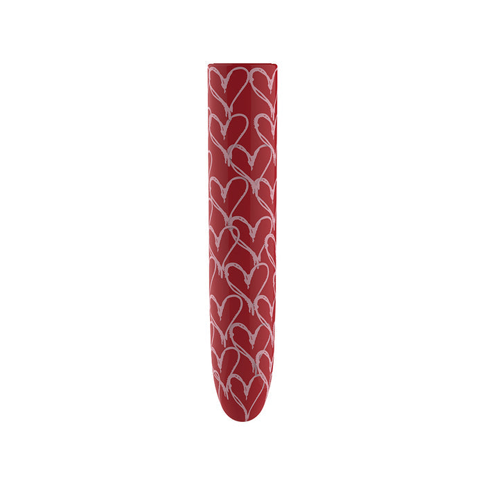 Luv Inc Hb82 Heart Bullet Vibrator Red