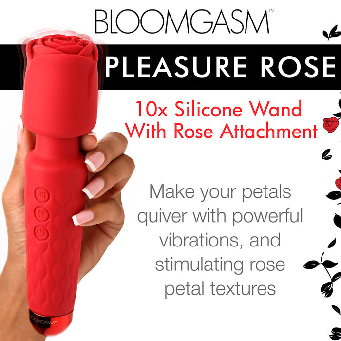 Deluxe Silicone Rose Wand