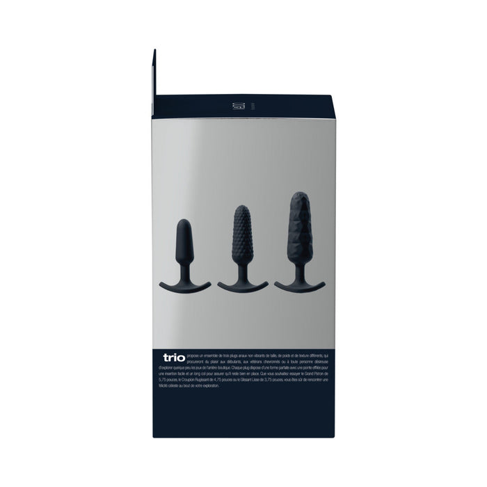Vedo Trio Anal Plug Set Black