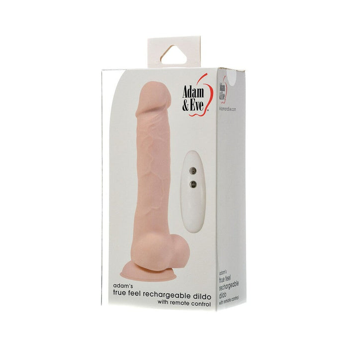 Adam & Eve Adams True Feel Rechargeable Dildo with Remote Control
