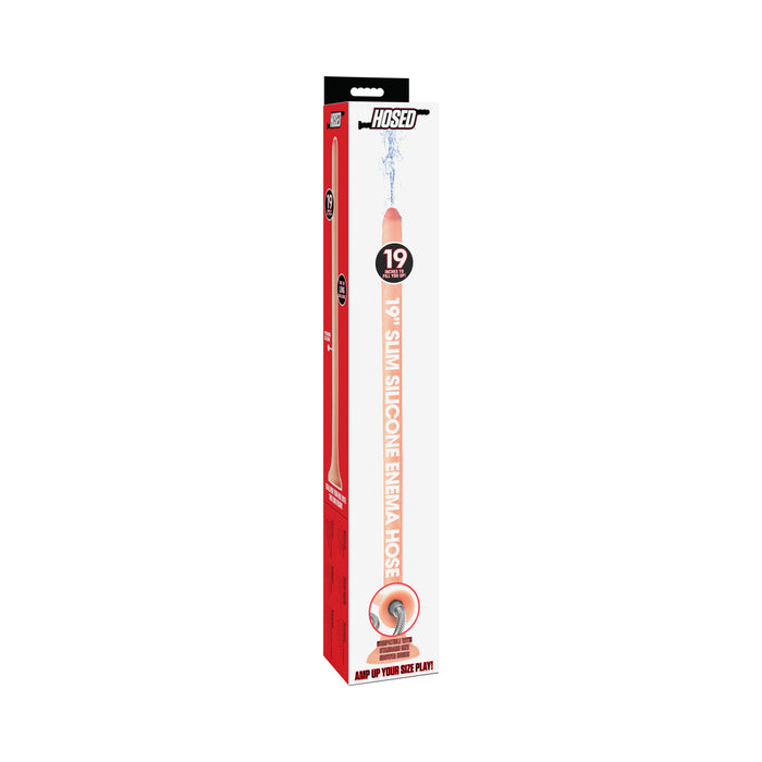Hosed 19 in. Slim Silicone Enema Hose