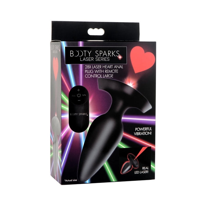 Booty Sparks Laser Heart Plug Lg