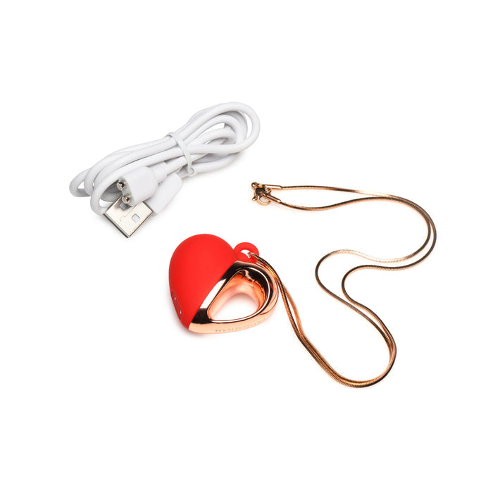 Charmed 10x Vibe Silicone Heart Necklace