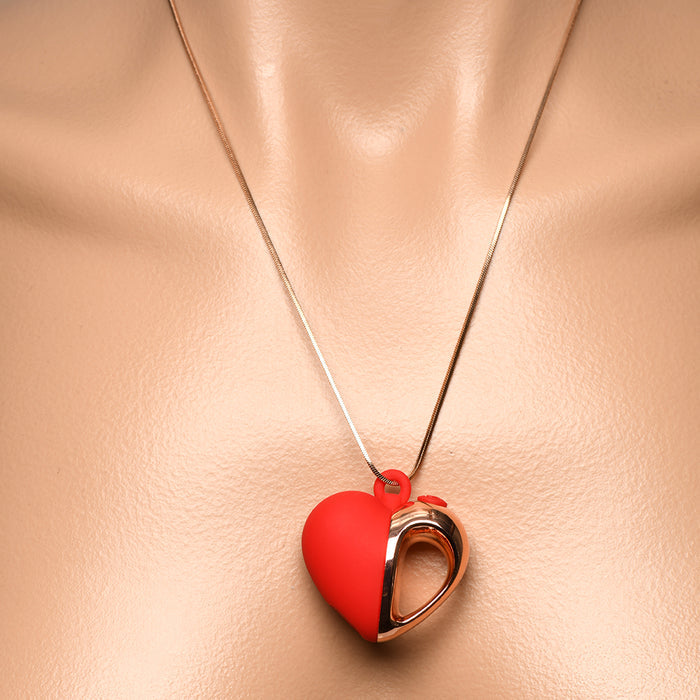 Charmed 10x Vibe Silicone Heart Necklace