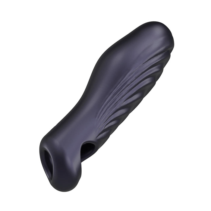 MAN WAN Ryzer Penis Extender and Soft Masturbating Sleeve Black Plum