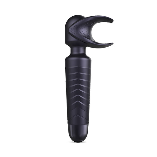 MAN WAN Man.Wand Evo 2-in-1 Frenulum Stimulator & Wand with Crescendo Black Plum