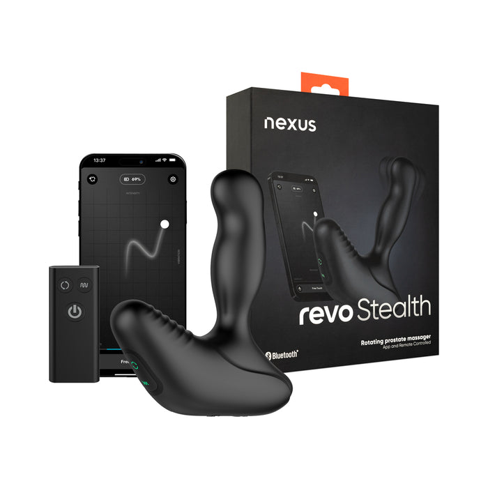 Nexus Revo Stealth App Enabled Rotating and Vibrating Remote Control Prostate Massager