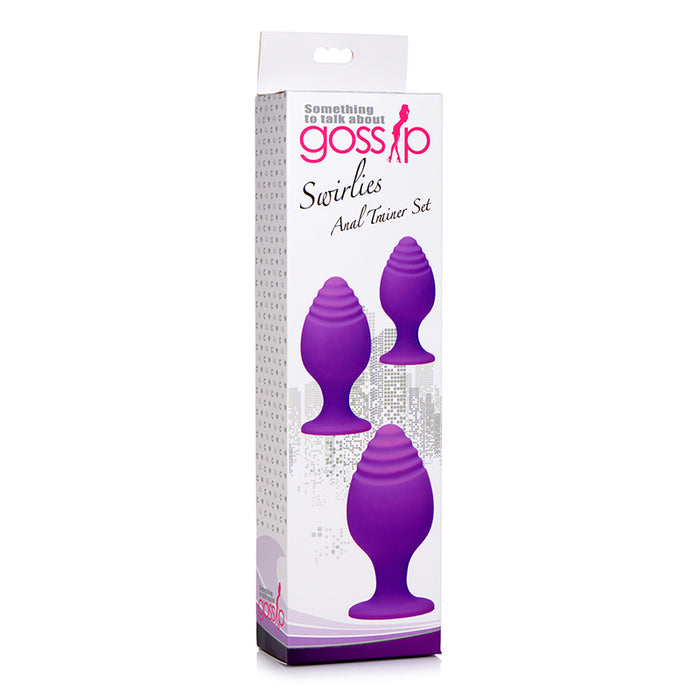 GOSSIP SWIRLIES ANAL TRAINER SET VIOLET