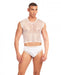 Rainbow Party Net Flex Large Mesh 3 pc Set - White S/M