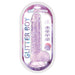 Cotton Candy Glitter Boy Jelly Glitter Dildo 6.5 in. Pink