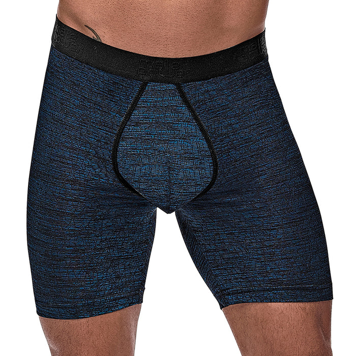 Male Power Peak Performance Long Short-Blue Large