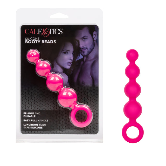 Calexotics Silicone Booty Beads - Pink