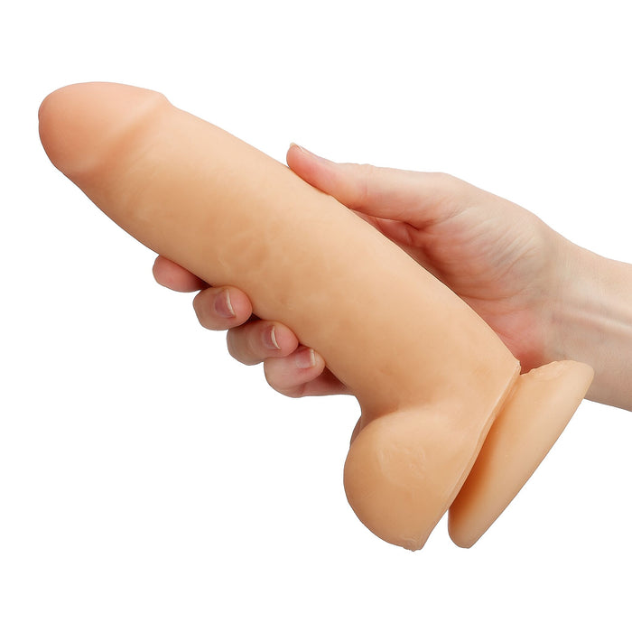 Cloud 9 Dual Density Dildo Touch Thick W/ Realistic Painted Veins & Balls 8 in  Beige