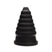 Tantus Cone Ripple - Black | SexToy.com