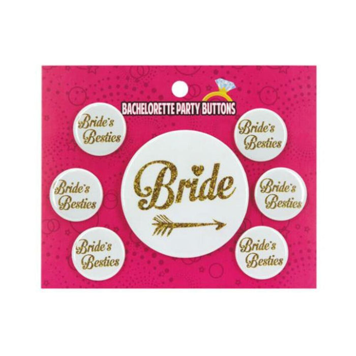 Bachelorette Party Button Bride Bride's Besties